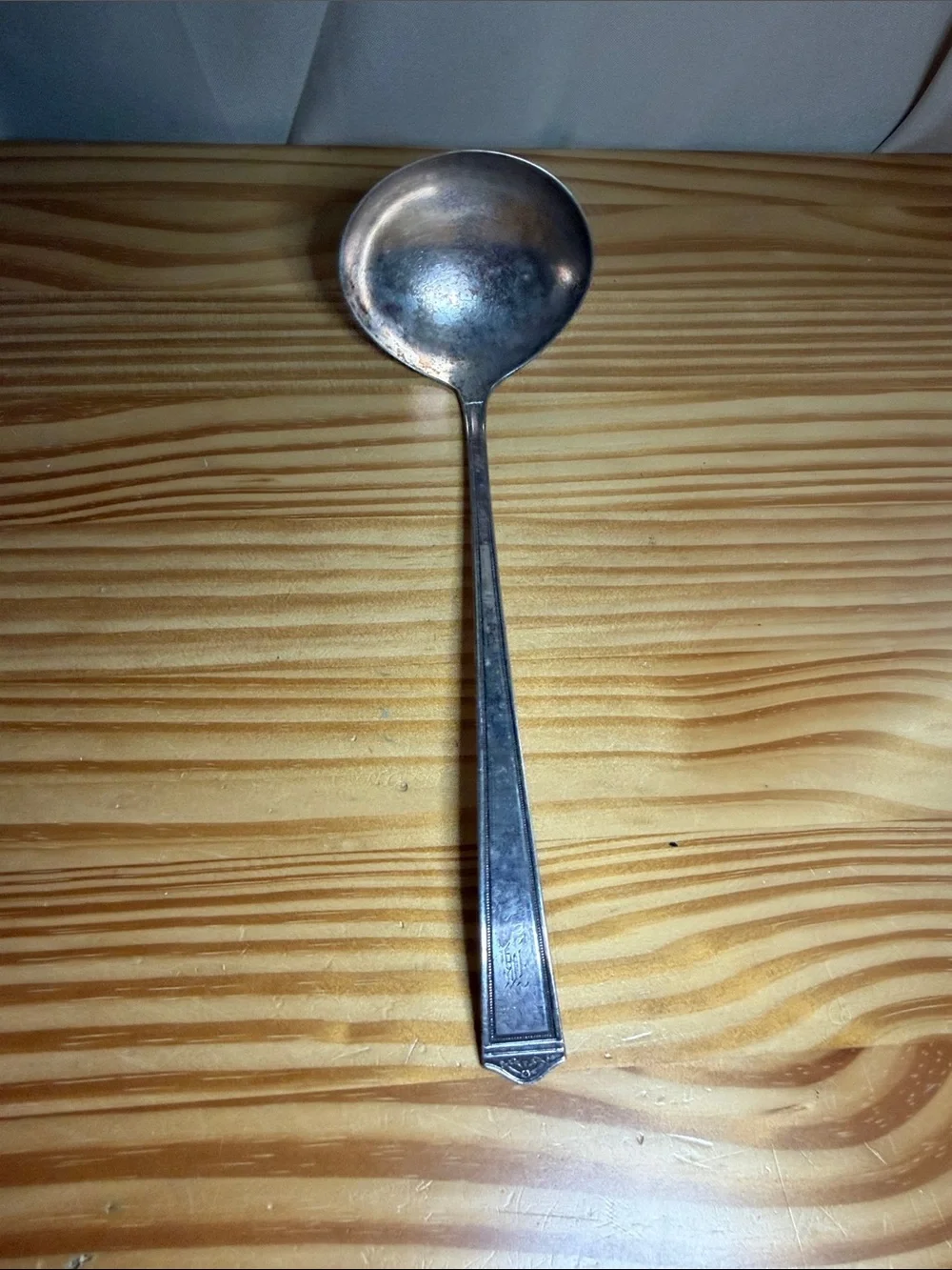 Vintage 1930 1847 Rogers Bros Silhouette Silverplate Gravy Ladle
